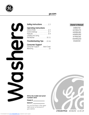 GE WCRE6270 Owner's Manual