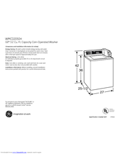 GE WMCD2050HWC Datasheet