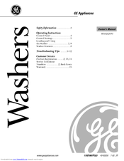 GE WNCD2050 Owner's Manual