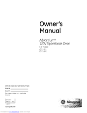 GE Monogram Advantium ZSC1201 Owner's Manual