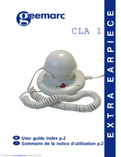 Geemarc CLA 1 User Manual