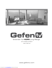 GefenTV Extender for HDMI Long Range GTV-HDMI-CAT5LR User Manual