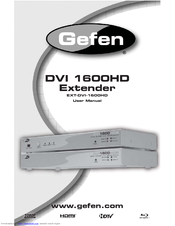 Gefen Extender DVI 1600HD User Manual