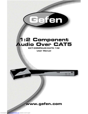 Gefen EXT-COMPAUD-CAT5-142 User Manual