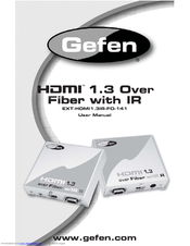 Gefen EXT-HDMI1.3IR-FO-141 User Manual