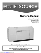 Generac Power Systems Quietsource 005012-0 Owner's Manual
