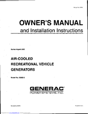 Generac Power Systems Impact 36G Series Installation And Owner's Manual
