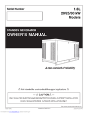 Generac Power Systems 25 Owner's Manual