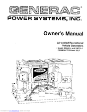 Generac Power Systems PRIMEPACT 55LP Owner's Manual