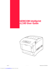 Genicom Intelliprint cL160 User Manual