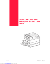 Genicom Intelliprint ML450 User Manual
