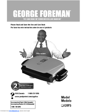 George Foreman The Next Grilleration Super Champ GRP3 Use And Care Book Manual