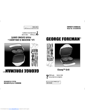 George Foreman Champ GR10ABWCAN Owner's Manual