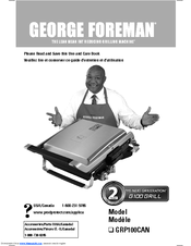 George Foreman GRP100CAN The Next Grilleration Use And Care Manual