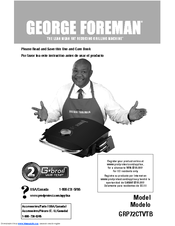 George Foreman GRP72CTVTB G-broil Vari-Temp Use And Care Manual