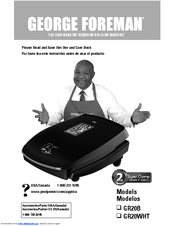 George Foreman Super Champ GR20B Use And Care Manual
