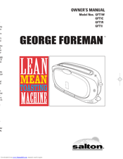 GEORGE FOREMAN CYCLO CHEF GFAF5000 INSTRUCTIONS MANUAL Pdf Download