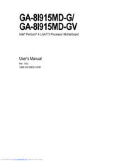 Gigabyte GA-8I915MD-G User Manual