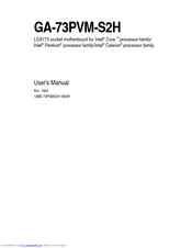 Gigabyte GA-73PVM-S2H User Manual
