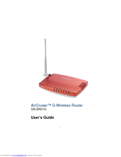 Gigabyte AirCruiser G GN-BR01G User Manual