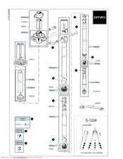 Gitzo Classic Sport  G1226 G1226 Parts List
