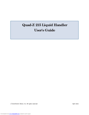 Gilson Quad-Z 215 User Manual