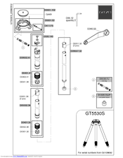 Gitzo Series 5 Systematic GT5530S Parts List
