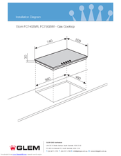 Glem FC74GSWI Installation Diagram