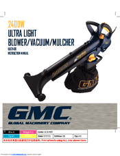 GMC ULB2400 Instruction Manual