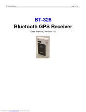 G Sat BT-328 User Manual
