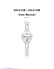 G Sat GH-615 GH-615B/GH-615M User Manual