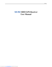 Globalsat SD-502 SDIO User Manual