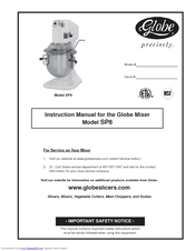 Globe SP8 Instruction Manual