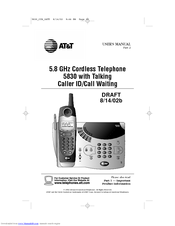 AT&T 5830 User Manual