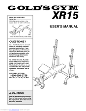 Gold's Gym GGBE14821 User Manual