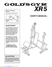 Gold's Gym GGBE12830 User Manual