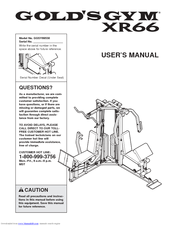 Gold's Gym XR66 GGSY69530 User Manual