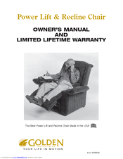 Golden Technologies 8-02 BPWARB Owner's Manual