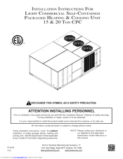 Goodman IO-367B Installation Instructions Manual