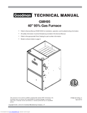 Goodman GMH950904CXA Manuals | ManualsLib