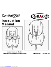 Graco COMFORTSPORT ISPC054BA Instruction Manual