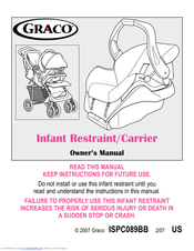 Graco 1750726 - SnugRide Infant Car Seat Owner's Manual