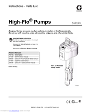 Graco HIGH-FLO 311211L Instructions - Parts Manual