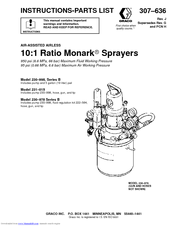 Graco 230-978 Instructions-Parts List Manual