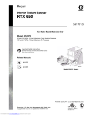 Graco RTX-650 Repair Manual