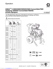 Graco GMAX ll 5900 Convertible Operation Manual