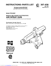 Graco 307-638 Instructions-Parts List Manual
