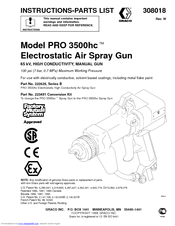 Graco PRO 3500hc Instructions-Parts List Manual