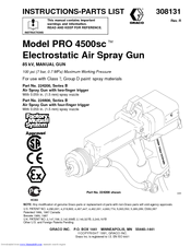 Graco 224200 Instructions-Parts List Manual