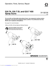 Graco GUSMER GX-7A-5/70 Operation, Parts, Service, Repair